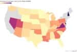 Increase In Average Coal Cost By State