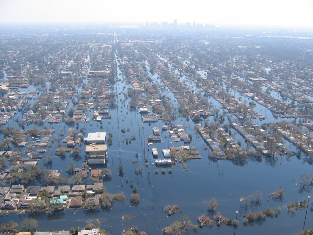 Hurricane Katrina flooding