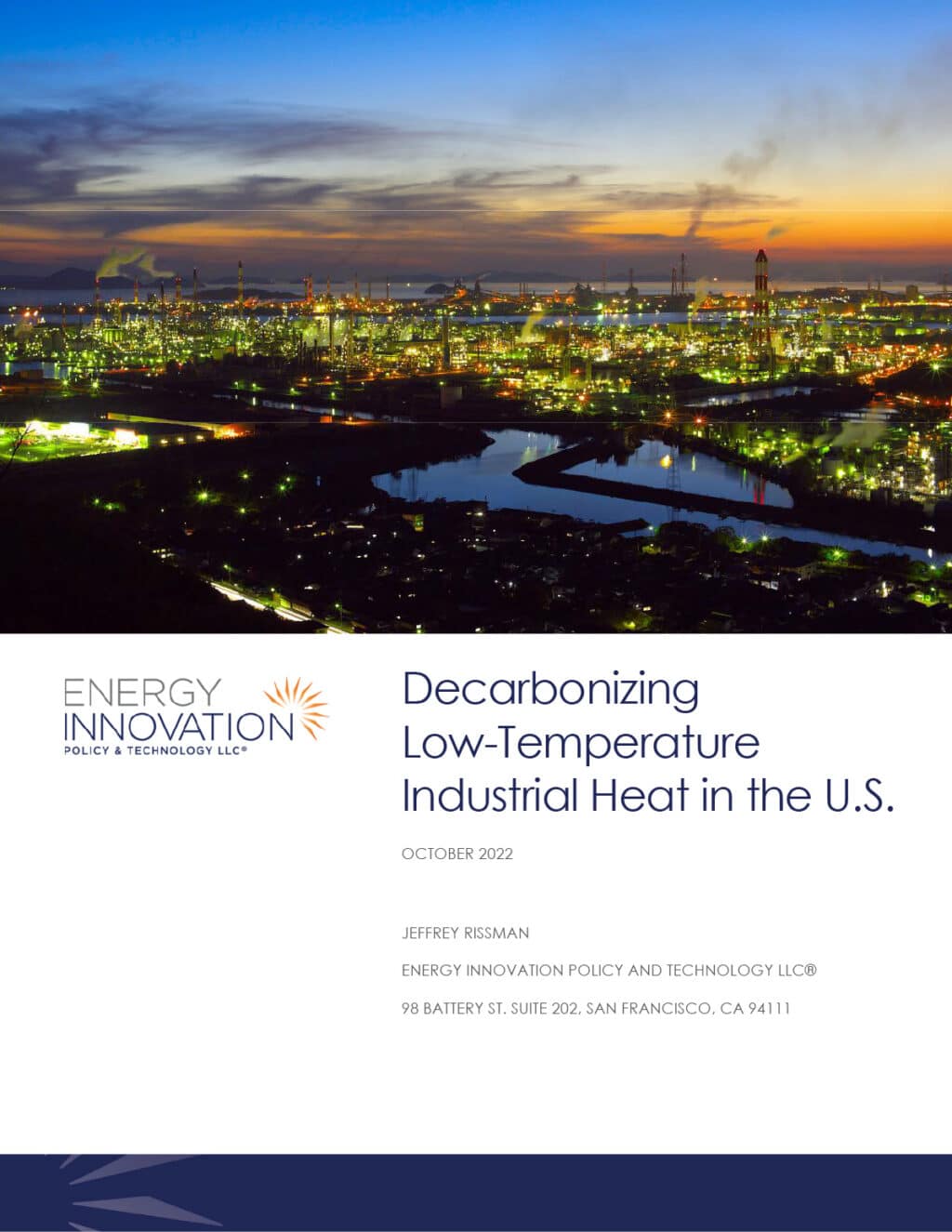 Low Temperature Process Decarbonizing Low-Temperature Industrial Heat In The U.S. • Energy ...