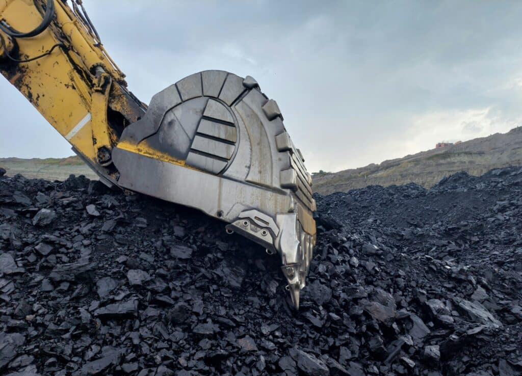 Machine at a coal mine in East Borneo, Shutterstock ID#2518936865
