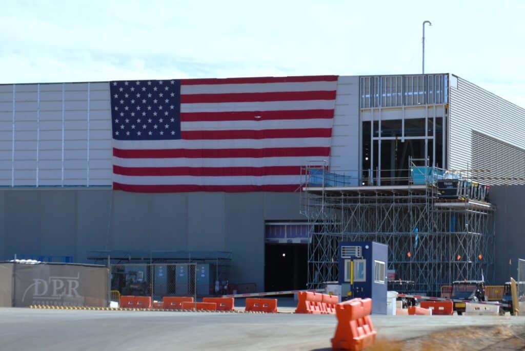 Data center under renovation in Mesa, Arizona, United States, Shutterstock ID#2552718001